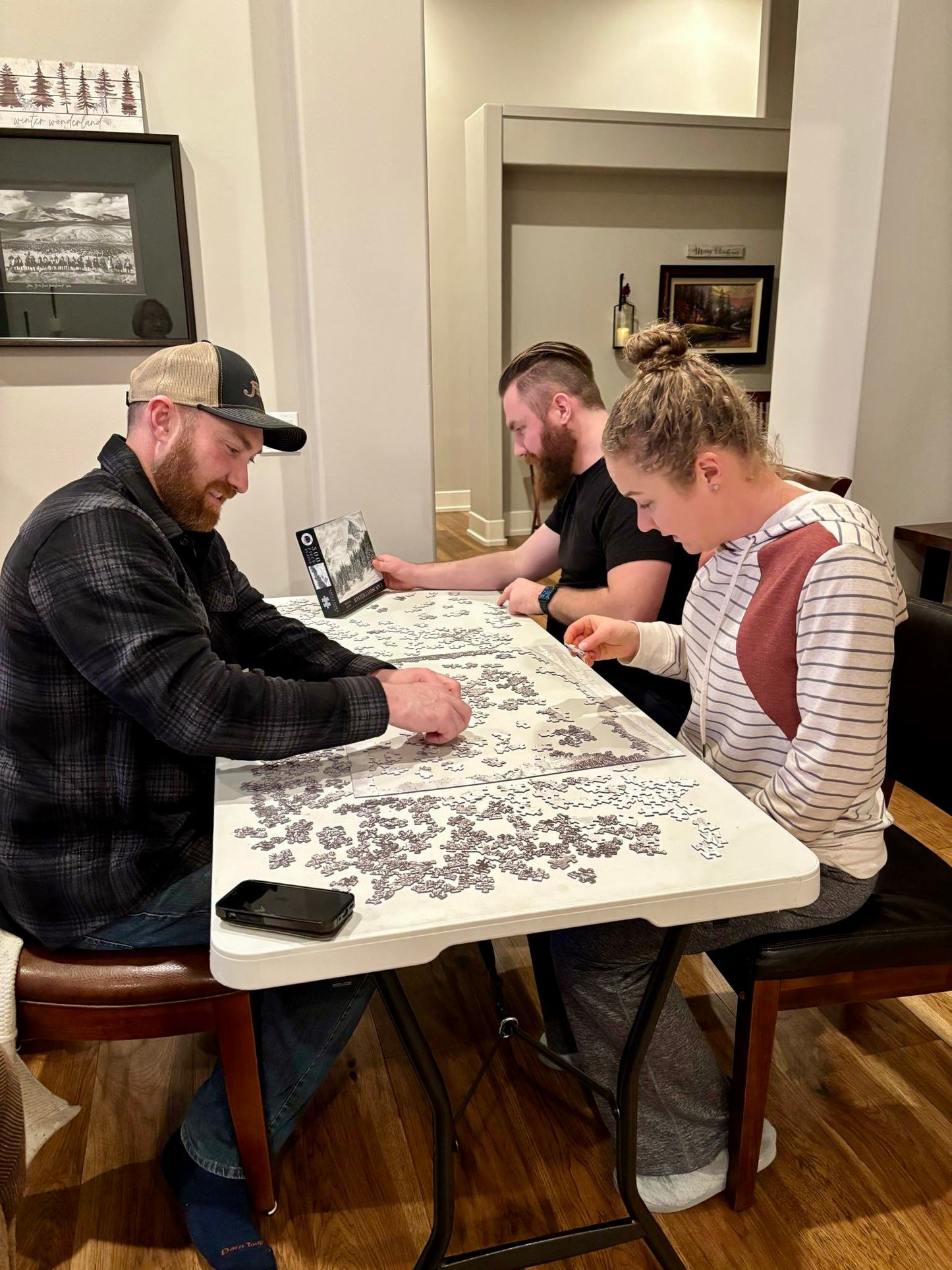 Winter Landscape I, Puzzle