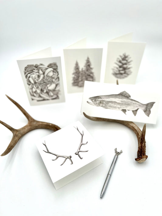 Combo pack of 5 cards, 1 of each