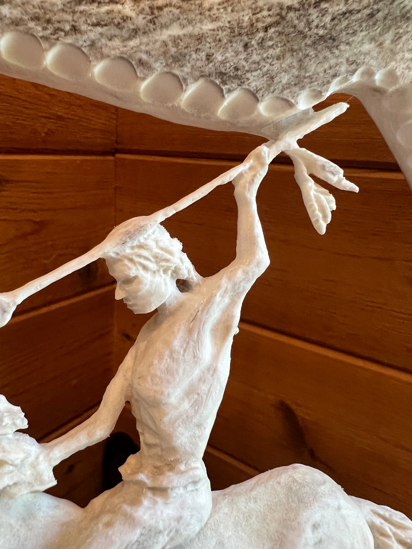 "The Hunter" Carved Moose Antler