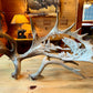 "The Catch" Carved Moose Antler, SOLD