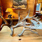 "The Catch" Carved Moose Antler, SOLD