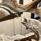"The Catch" Carved Moose Antler, SOLD