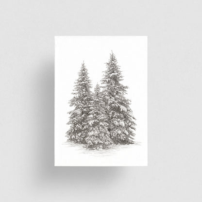 Winter Trees I, Greeting Cards