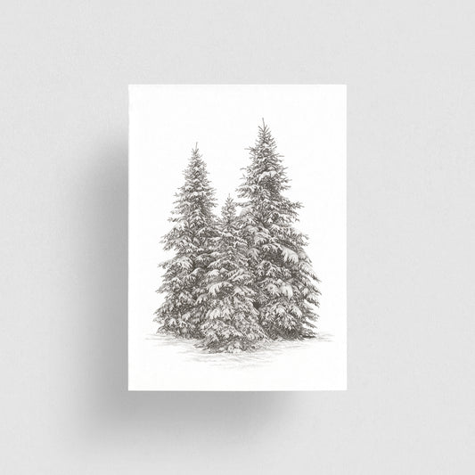 Winter Trees I, Greeting Cards